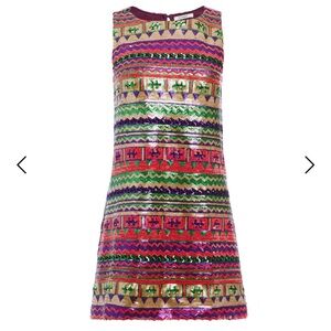 NWT N’Onat Aztec Sequin Party Mini Dress